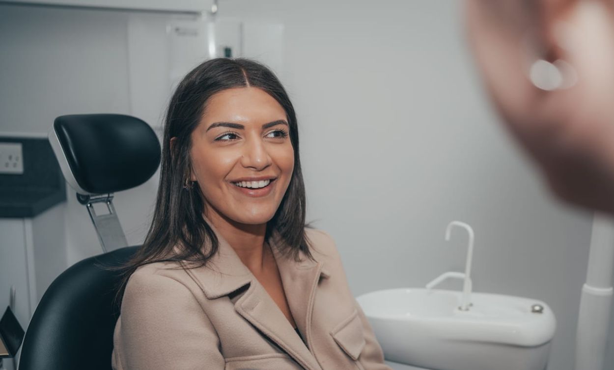 patient with dentist